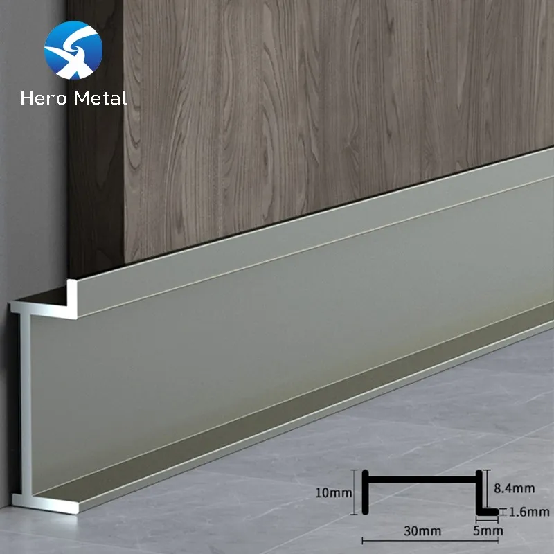 Sockelleiste aus Aluminium Sockelleiste aus Aluminium