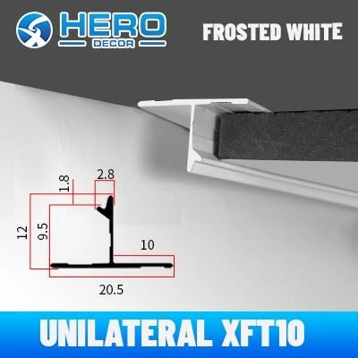 Aluminium Plaster Ceiling Profile installation display