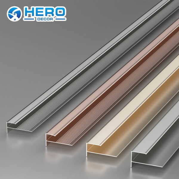 F-shaped stair nosing anti slip edge trim F-shaped stair nosing anti slip edge trim