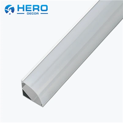 Aluminijski kutni kanal od 90 stupnjeva
